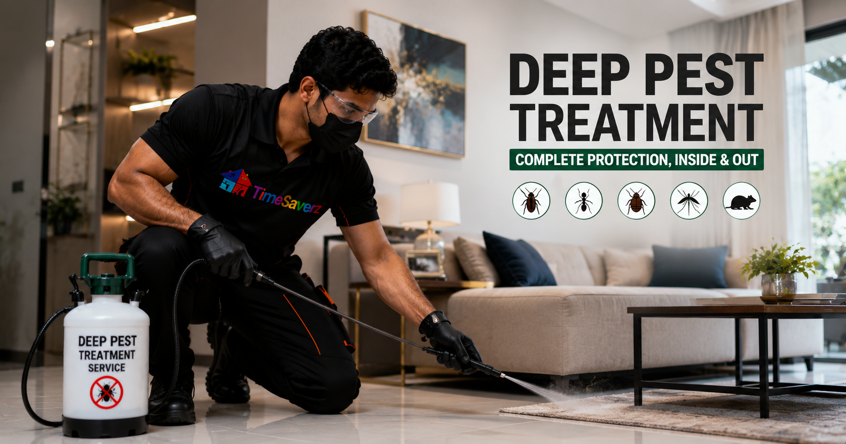 Deep Pest Treatment in Vashi | Same-Day Advanced Pest Control